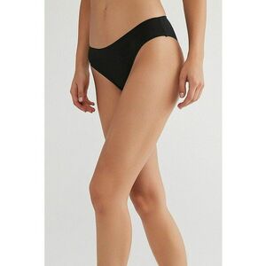 Chiloti brazilieni cu model uni - 1 pereche - Negru imagine