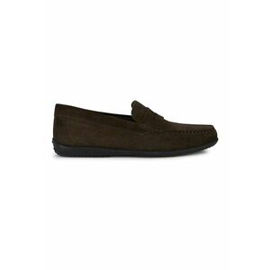 Pantofi loafer de piele intoarsa cu varf rotund imagine