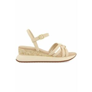 Sandale wedge cu barete multiple imagine