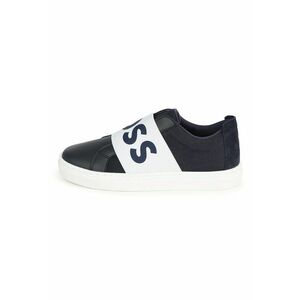 Pantofi sport slip-on cu detalii din piele imagine