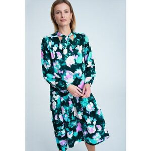 Rochie evazata cu imprimeu floral 1 imagine