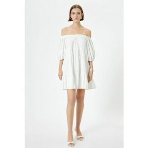 Rochie mini cu decolteu pe umeri imagine