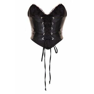 Top-corset din piele imagine