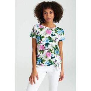 Tricou din amestec de modal cu nod lateral imagine