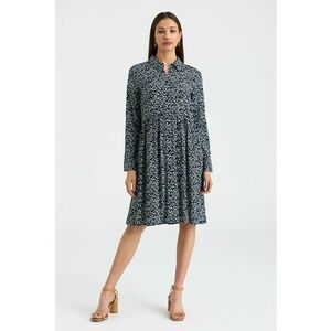 Rochie cu croiala A si imprimeu floral imagine