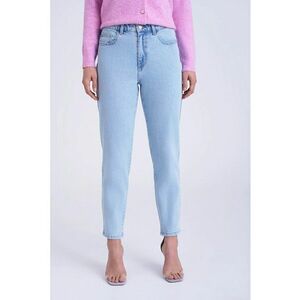 Blugi crop cu talie inalta2 imagine