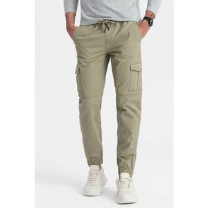 Pantaloni cargo cu snur in talie imagine