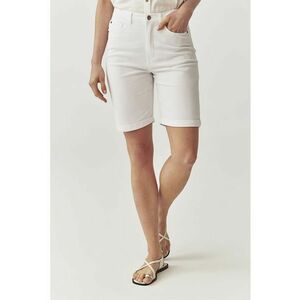 Pantaloni scurti de denim cu talie medie imagine