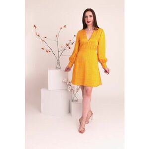 Rochie evazata de satin Satin imagine