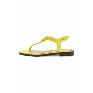 Sandale de piele cu bareta in T imagine
