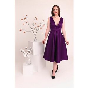Rochie evazata de satin Juliet imagine