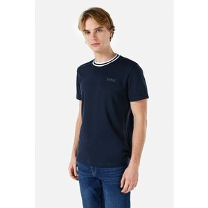 Tricou cu accente cu model in dungi imagine