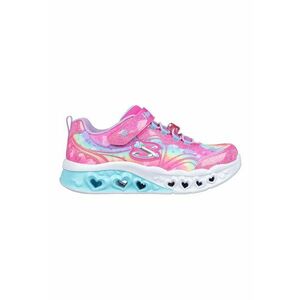 Pantofi sport cu inchidere velcro si lumini LED Flutter Heart Lights imagine