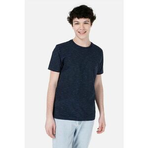 Tricou din bumbac cu model in dungi imagine