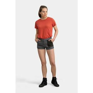 Pantaloni scurti de denim cu buzunar constrastant imagine