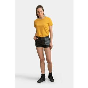Pantaloni scurti de denim cu buzunar constrastant imagine