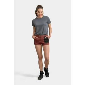Pantaloni scurti de denim cu buzunar constrastant imagine