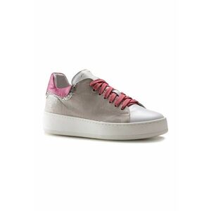 Pantofi sport de piele cu detaliu stralucitor imagine