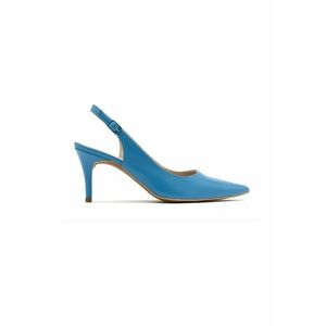 Pantofi de piele cu toc stiletto si decupaje imagine