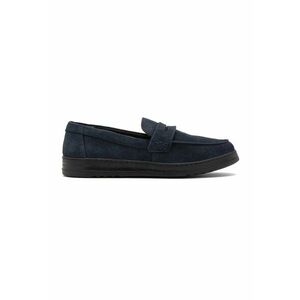 Pantofi loafer de piele intoarsa cu varf rotund imagine