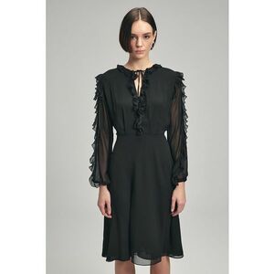 Rochie midi cu volane imagine