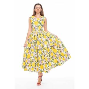 Rochie fara maneci cu buzunare laterale imagine