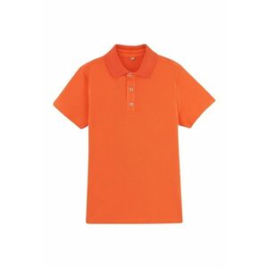 Tricou polo cu aspect de material pique imagine