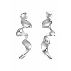 Cercei drop cu model asimetric imagine