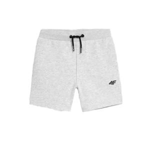 Pantaloni scurti copii - Bumbac - Marime 122 - Gri imagine