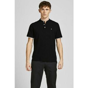 Tricou din bumbac organic cu fenta cu nasturi Paulos imagine