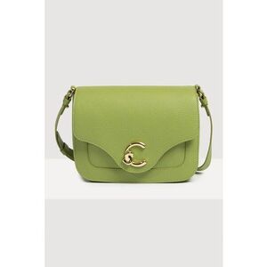 Geanta crossbody de piele cu logo C-Me imagine