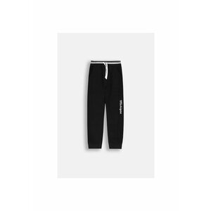 Pantaloni copii - ACADEMY BOY JUNIOR - crac lung - negru - bumbac imagine