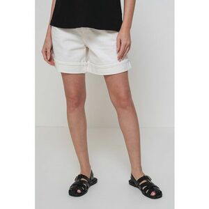 Pantaloni scurti din denim cu model uni imagine