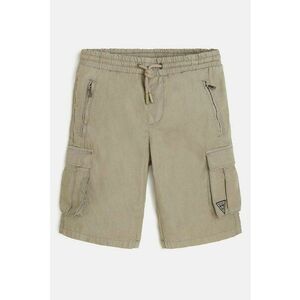 Pantaloni scurti cargo de bumbac cu snur imagine