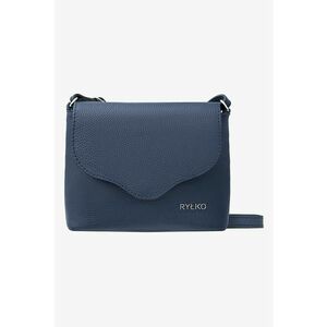 RYLKO - Geanta crossbody din piele cu buzunar pe partea din spate cu fermoar imagine