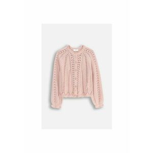 Cardigan tricotat cu model pointelle si inchidere cu nasturi imagine