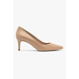 Pantofi stiletto de piele cu varf ascutit Joan imagine