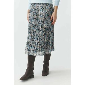 Fusta midi cu model floral imagine