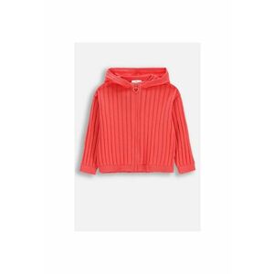 Hanorac pentru Fete - coral - bumbac - cu gluga imagine