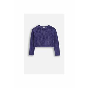 Pulover cu design cu perforatii imagine