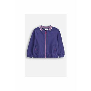 Jacheta bomber cu maneci raglan si fermoar - Indigo imagine
