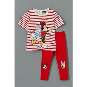 Set de tricou si pantaloni cu imprimeu Minnie&Daisy - 2 piese imagine