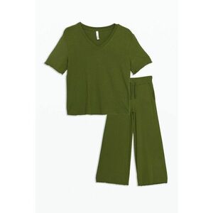 Pijama cu decolteu in V imagine