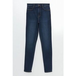 Blugi skinny cu aspect decolorat imagine