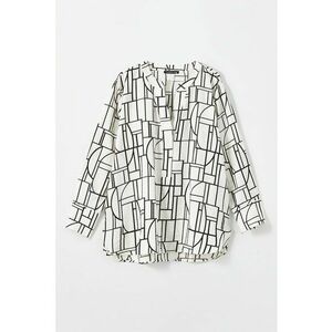 Bluza cu imprimeu geometric imagine