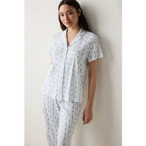 Pijama lunga cu imprimeu imagine