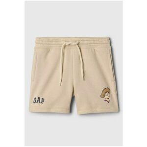 Pantaloni scurti cu imprimeu logo si snur imagine