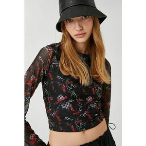 Bluza crop din tul imagine