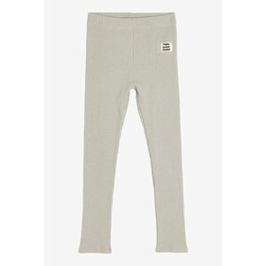 Pantaloni striati cu text aplicat imagine