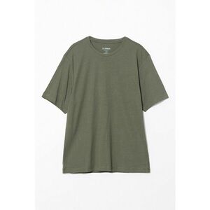 Tricou de bumbac cu decolteu la baza gatului imagine